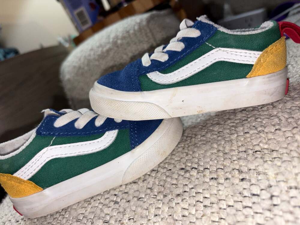 Vans Toddler Old Skool Elastic Lace 'Yacht Club' Sneakers
